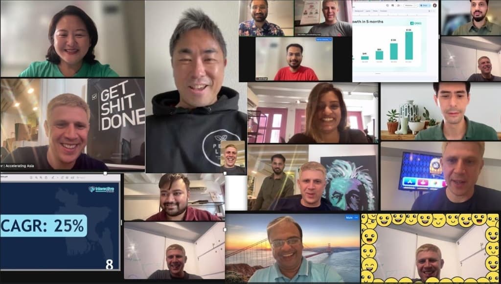 Accelerating Asia zoom calls