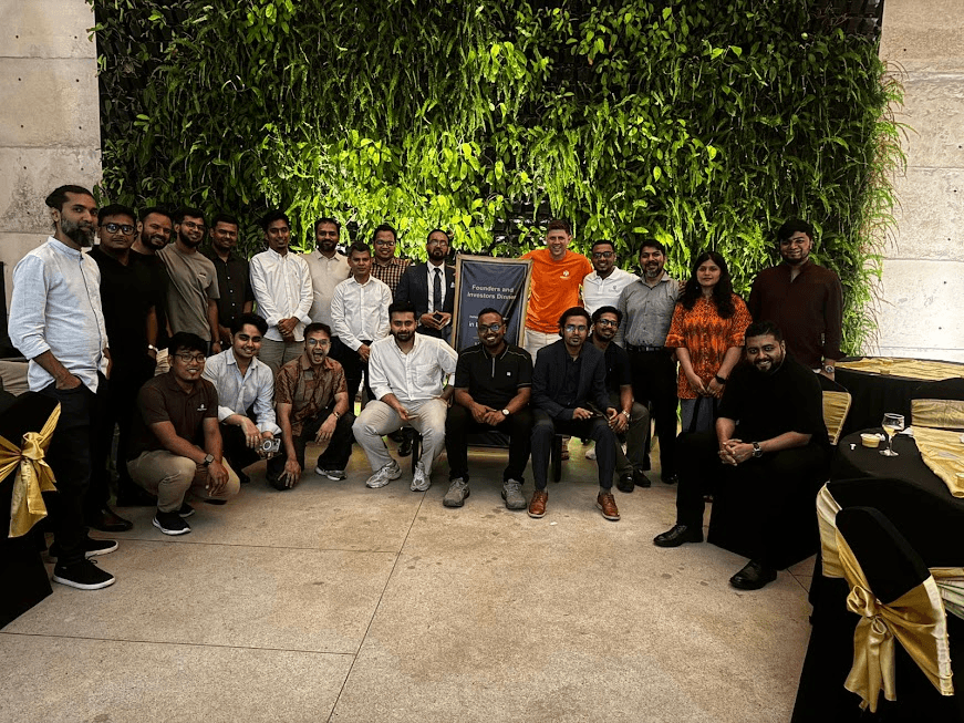 The Dhaka founders party — Tanveer Ali, Kimiwa Saddat, and the founders