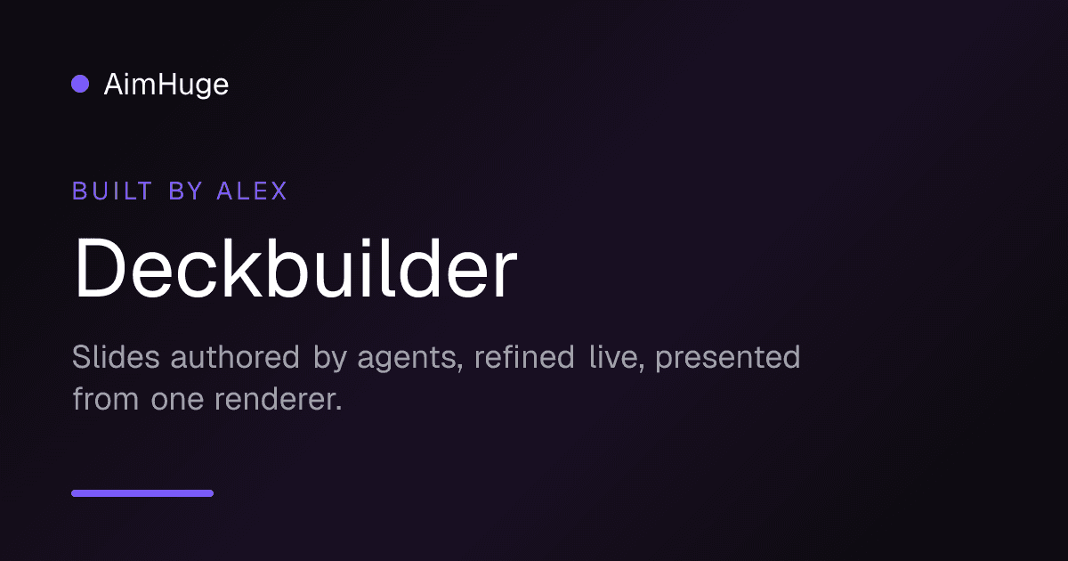 AimHuge Deckbuilder